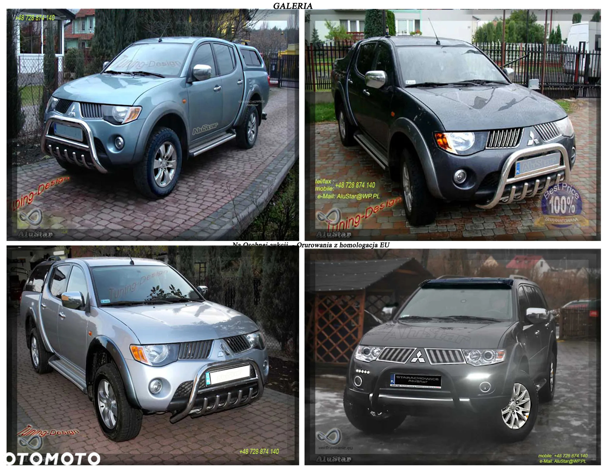Mitsubishi Outlander Podesty Orurowanie Orurowania - 6