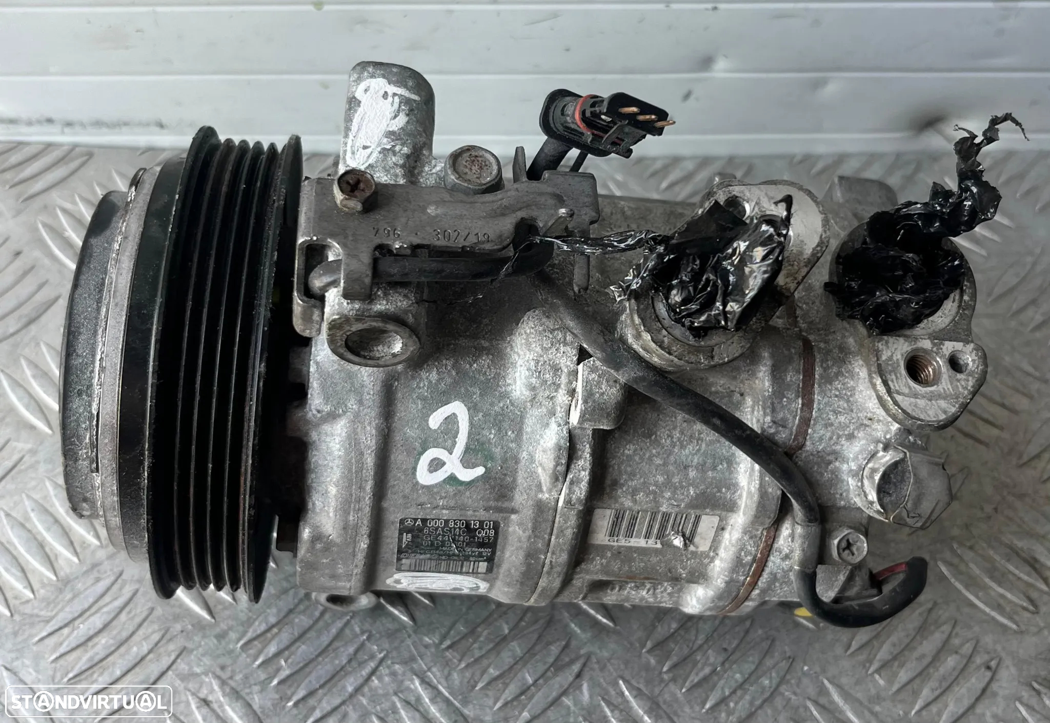 Compressor Ar Condicionado Mercedes-BenZ W213 E220 Ref: A0008301301/6SAS14C/GE447140-1457 - 2
