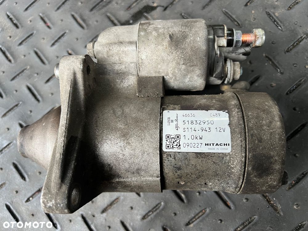 LANCIA FIAT ALFA 0.9 1.1 1.2 1.4 B ROZRUSZNIK 51832950 HITACHI ORYGINAŁ POSIADAM 2SZT - 1
