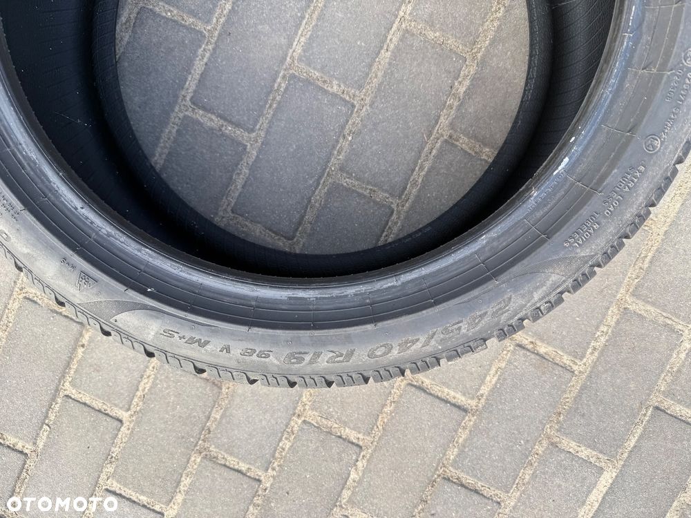 2x Pirelli P Zero Winter 245/40 R19 98V M+S – 2 szt. – przebieg tylko 100 km - 7