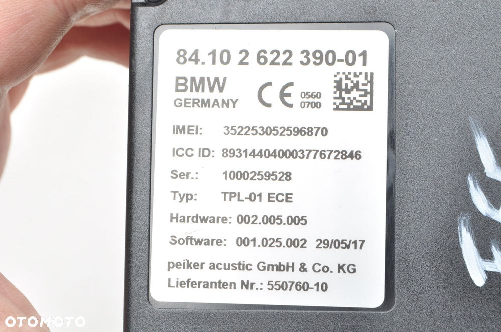 MINI F55 COOPER MODUŁ STEROWNIK P1 2622390 - 4