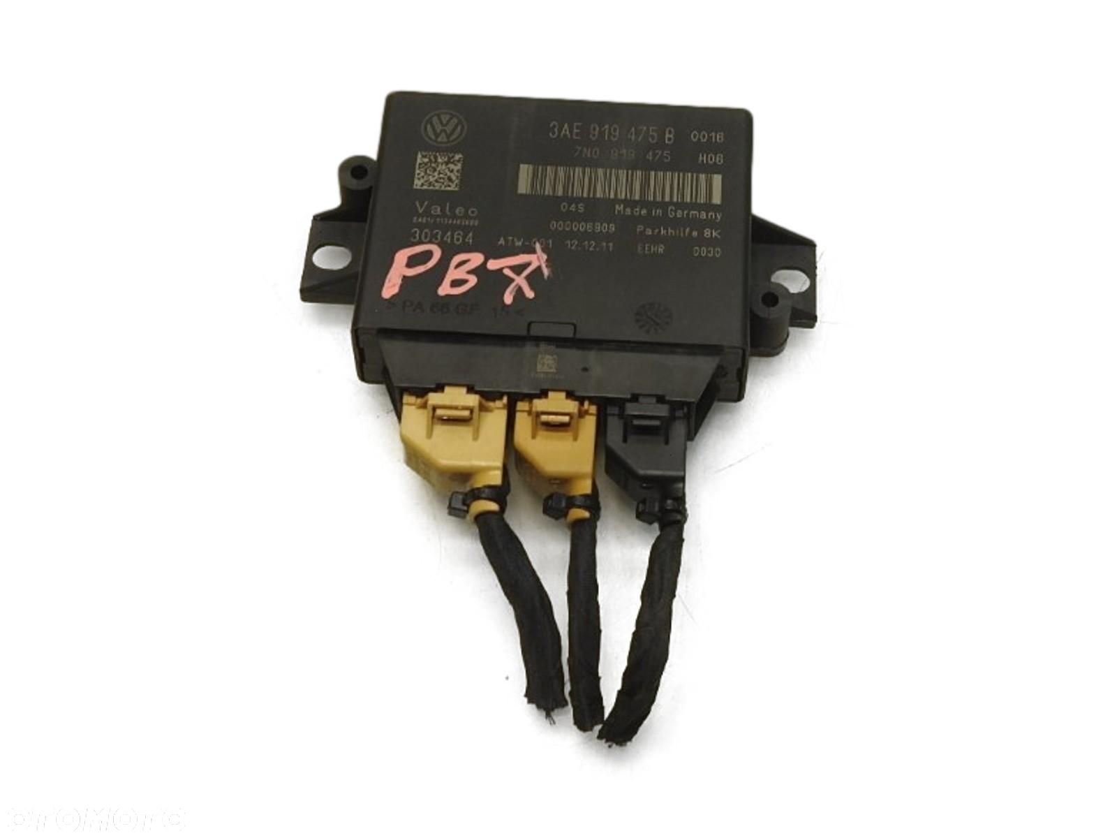 MODUŁ STEROWNIK PDC VW PASSAT B7 3AE919475B 7N0919475 - 1