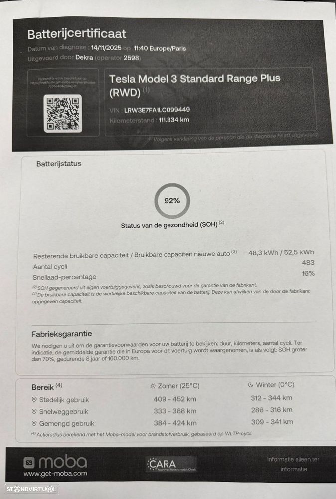 Tesla Model 3 Standard Range Plus RWD - 38