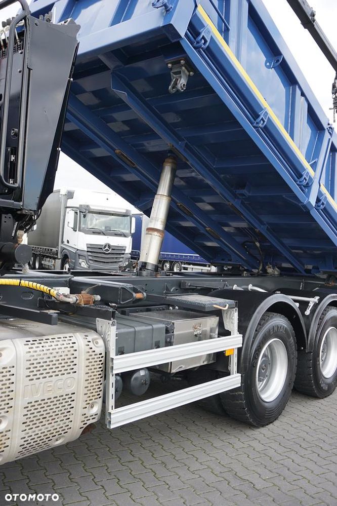 Iveco TRAKKER / 380T41 / E 6 / WYWROTKA + HDS / 6 X 4 / ROTATOR - 15