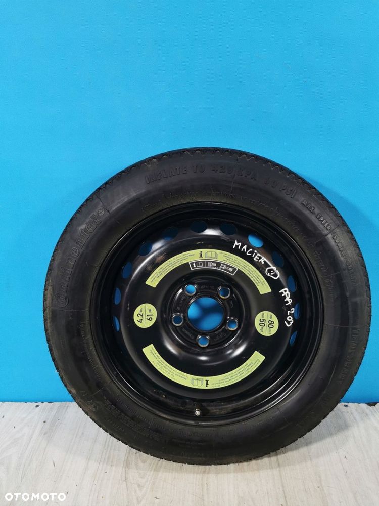 Mercedes CLK W209 koło dojazdowe zapas R16 3,50Bx16H2 ET17 5x112 2044000402 - 1