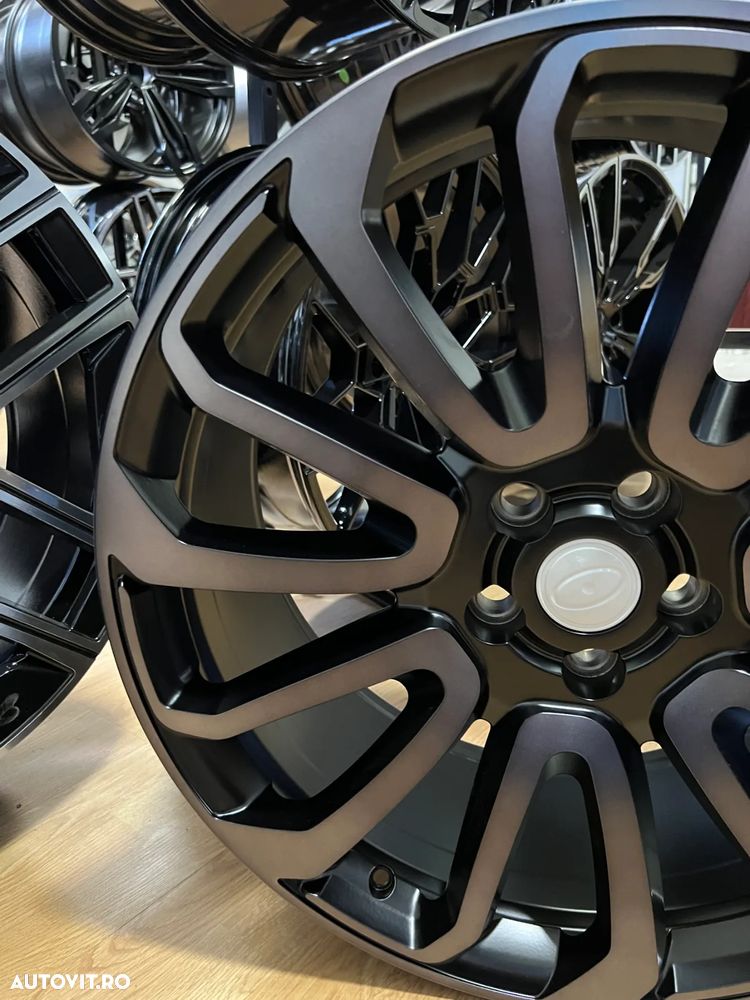 Jante Range 22 R22 Full BLACK Si Polish Model Sport Range rover vogue range rover sport jante Land rover - 4