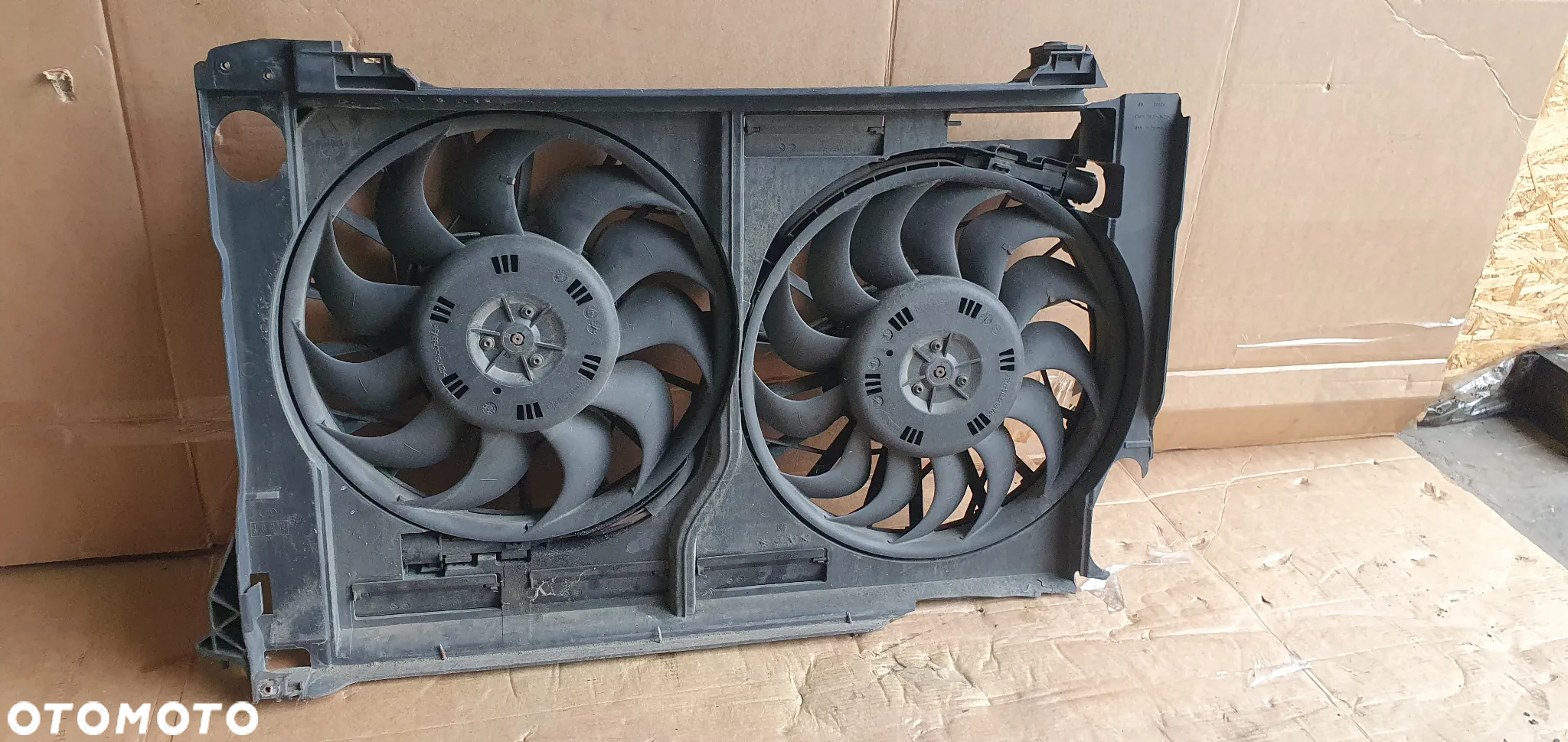 Wentylator chłodnicy wentylatory Audi A8 D3 4.2 TDI 4E0959455H 4E0910455 4E0121205B - 7