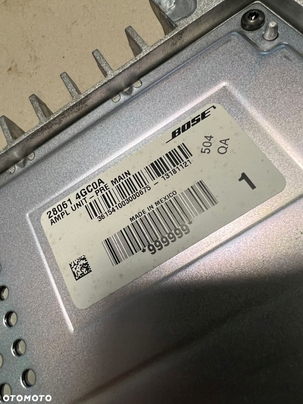 INFINITI Q50 NAGŁOŚNIENIE GŁOŚNIKI WZMACNIACZ BOSE - 2