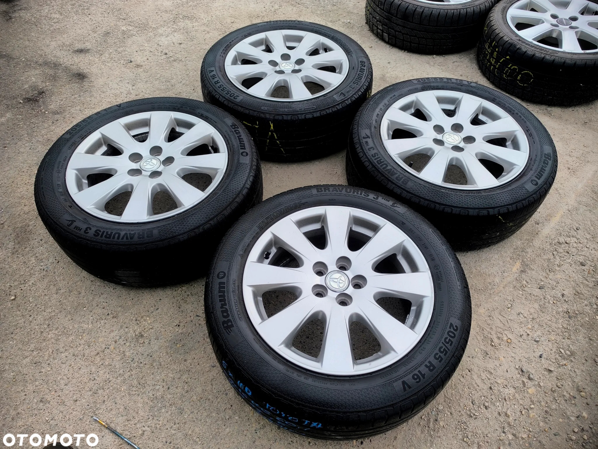 5x100 Felgi Aluminiowe Alufelgi 16 Koła Letnie Lato TOYOTA AVENSIS I II 2 CELICA CARINA E MATRIX PRIUS 4,5mm Legnica ALU-RAD 205/55 - 3