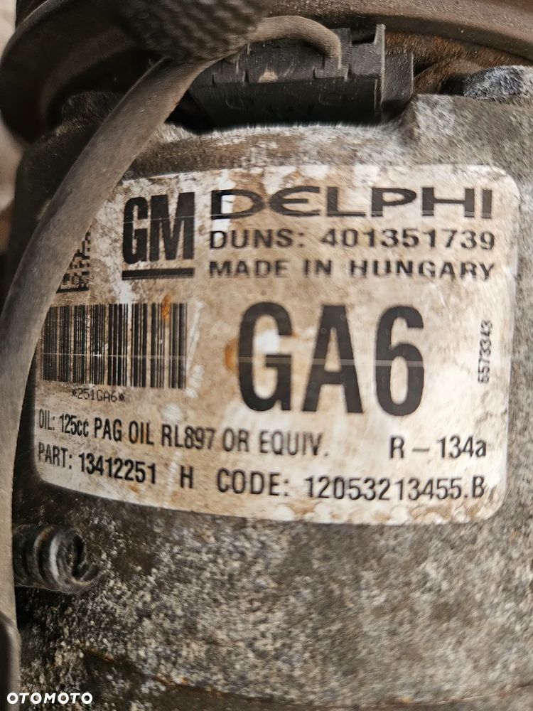 Sprężarka Klimatyzacji Opel Astra J Meriva B Zafira C 1.6 1.8 1.6 T 13412251 - 4