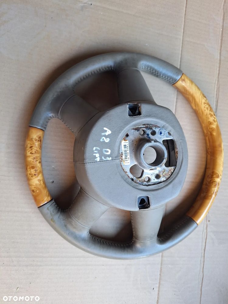 KIEROWNICA MULTIFUNKCYJNA DREWNO AUDI A8 D3 - 6