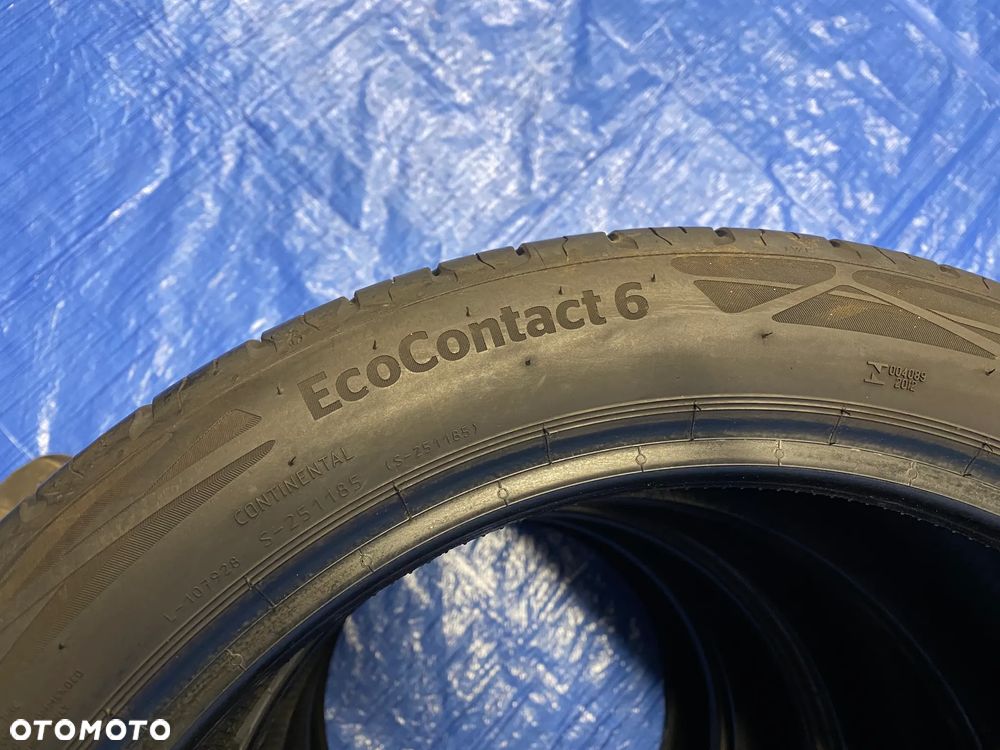 OPONA 17 OPONY LETNIE LATO KOMPLET OPON 4SZT CONTINENTAL ECO CONTACT 6 205/45R17 88H XL BIEŻNIK 5,7mm  2020 - 9