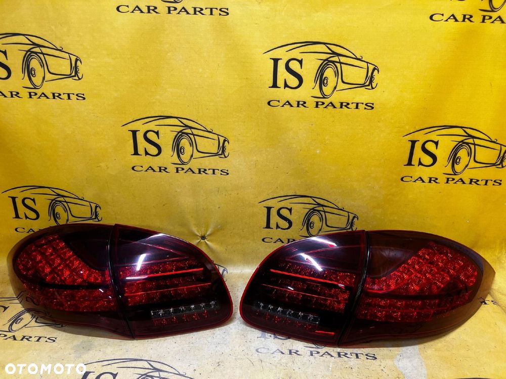 KOMPLET LAMPA LAMPY TYŁ LED LEWA PRAWA PORSCHE CAYENNE II 7P5 GTS USA - 1