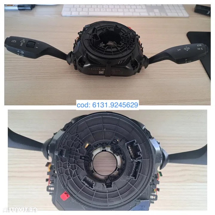 Modul TV modul led far ballast droser joystick selector schimbator viteze timonerie pt volan pe stanga senzor RDC presiune roti SZL panglica volan comenzi semnalizare SZL Turing Break BMW Seria 5 6 7 - 6
