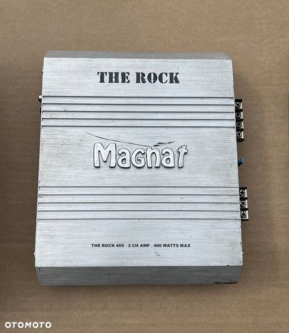 WZMACNIACZ SAMOCHODOWY KENWOOD KAC 644 MAGNAT THE ROCK 400 KABLE KOMPLET OKABLOWANIE - 8