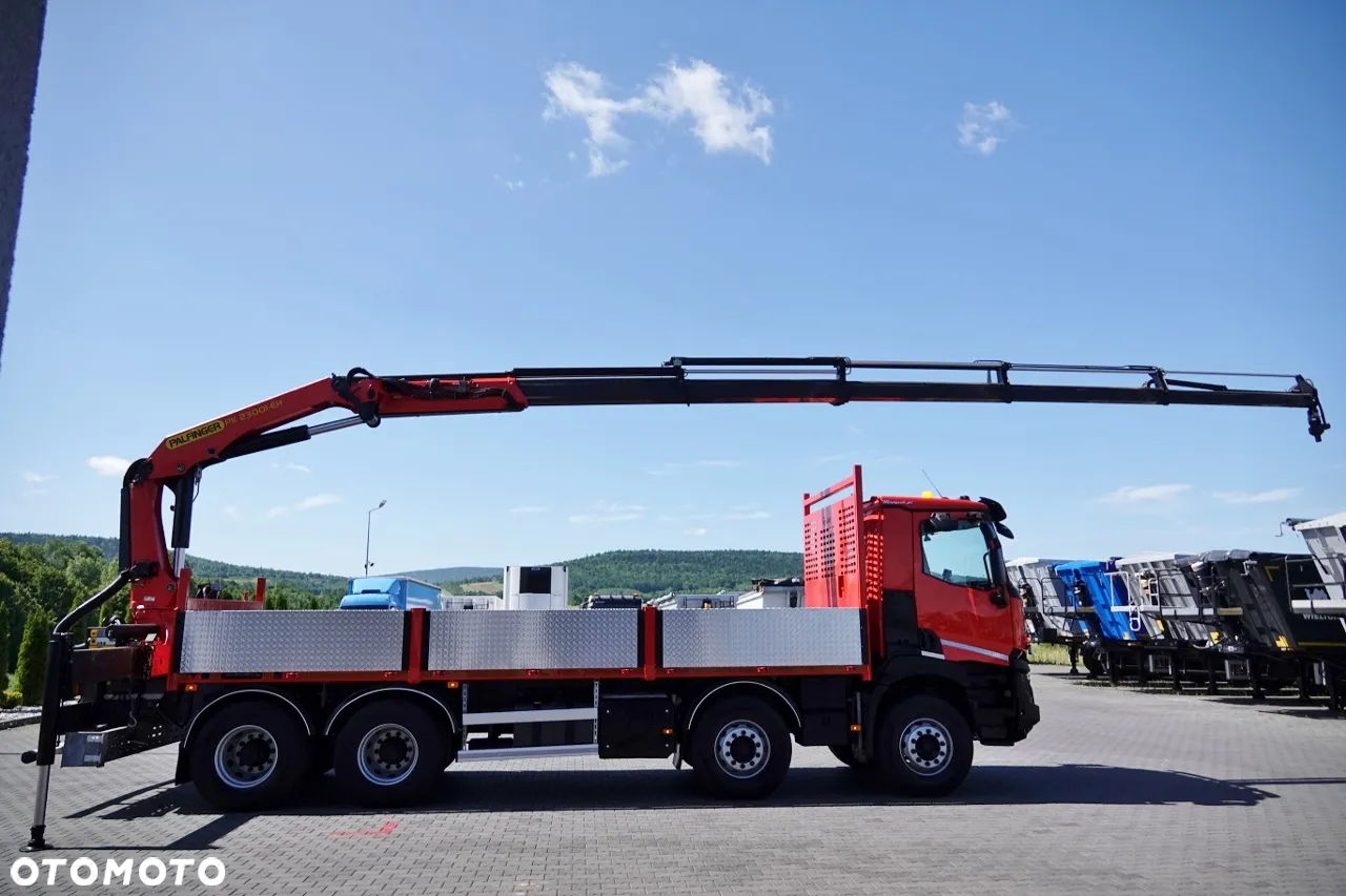 Renault C 430 / 8x4 / SKRZYNIOWY 7 M + HDS PALFINGER PK 2300-EH / WYSÓW 15 M / PILOT   / ROTATOR / SPROWADZONY - 5