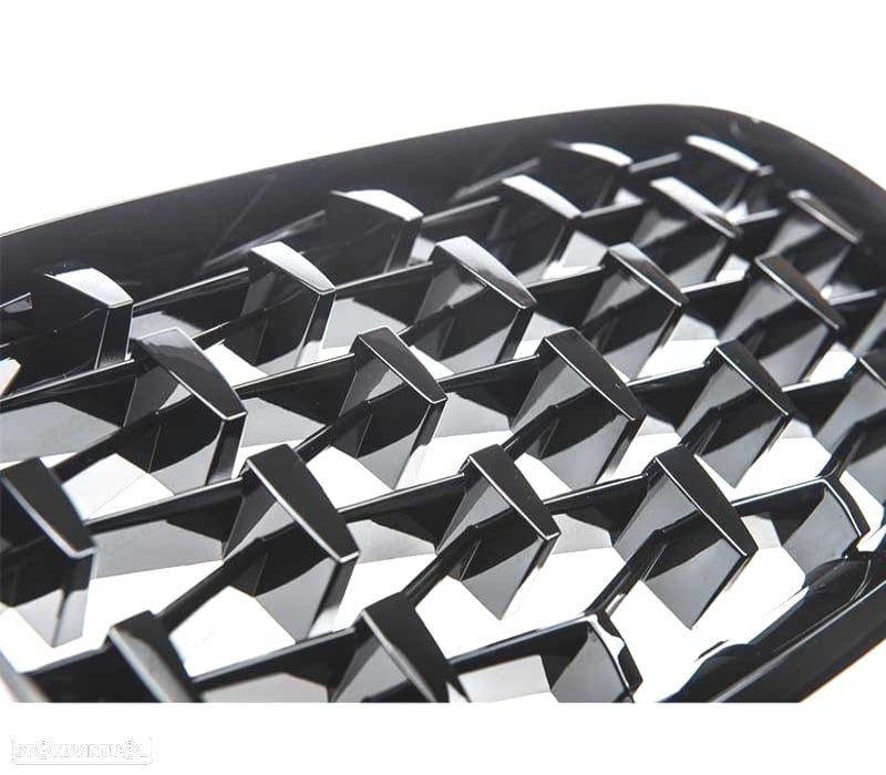 GRELHAS BMW X5 E70 X6 E71 07-14 DIAMANTE PRETO - 3