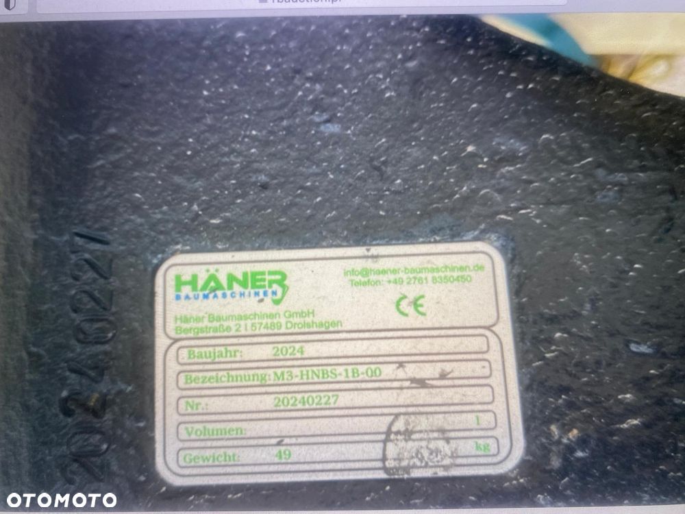 Haener M3-HNBS-1B-00 Adapter do szybkozłącza Morin M3 | NOWY - 2