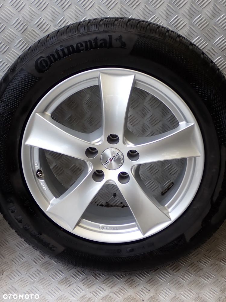 KOŁA FELGI ALUMINIOWE DEZENT  6,5JX17  ET 33  5X112  KBA 50843 Z OPONAMI ZIMA 215/65/17 - 5