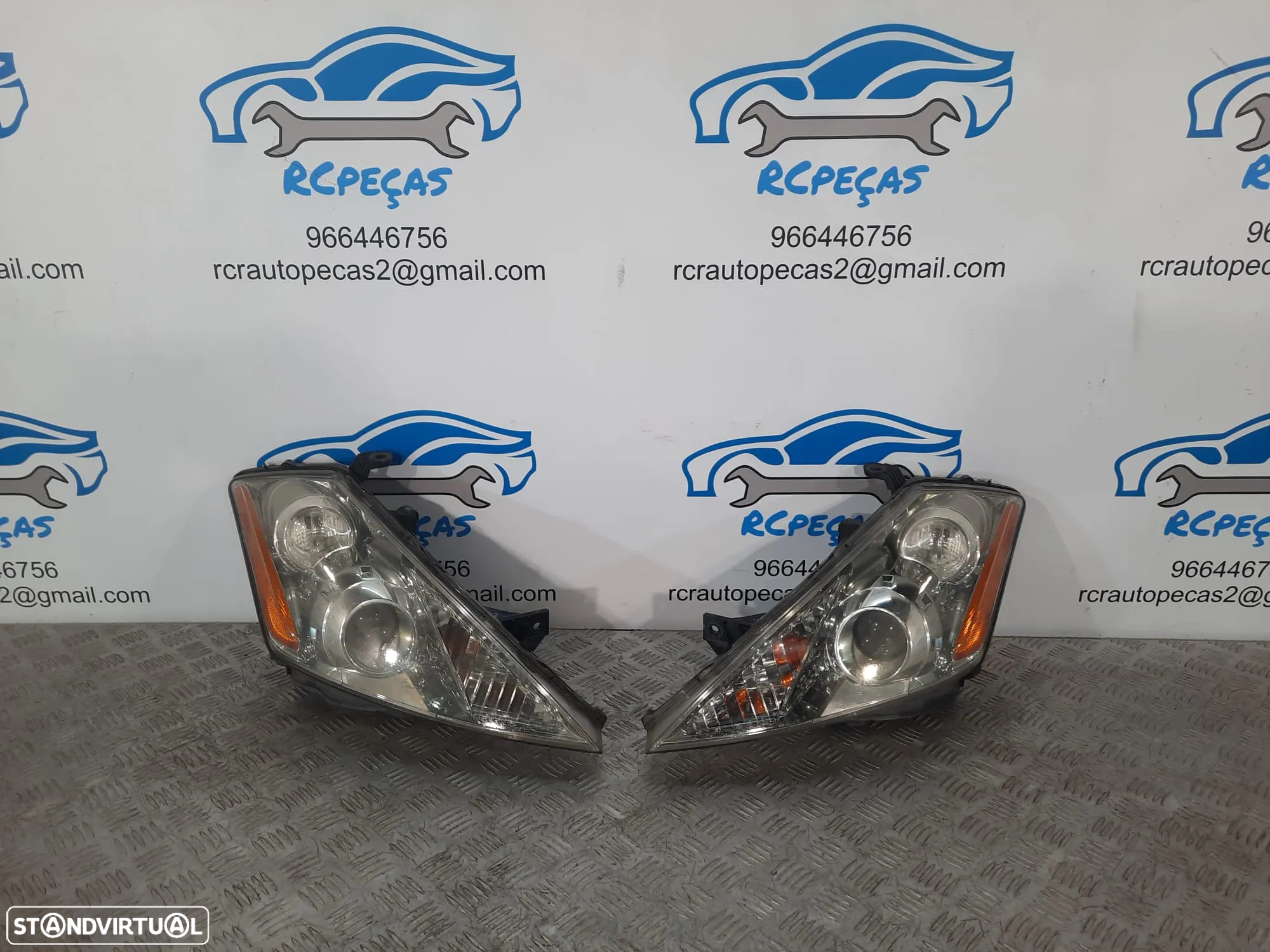OTICA OTICAS XENON ESQUERDA DIREITA NISSAN MURANO I 1 MK1  Z50 OPTICA OPTICAS FAROL FAROIS ORIGINAIS ORIGINAL - 3