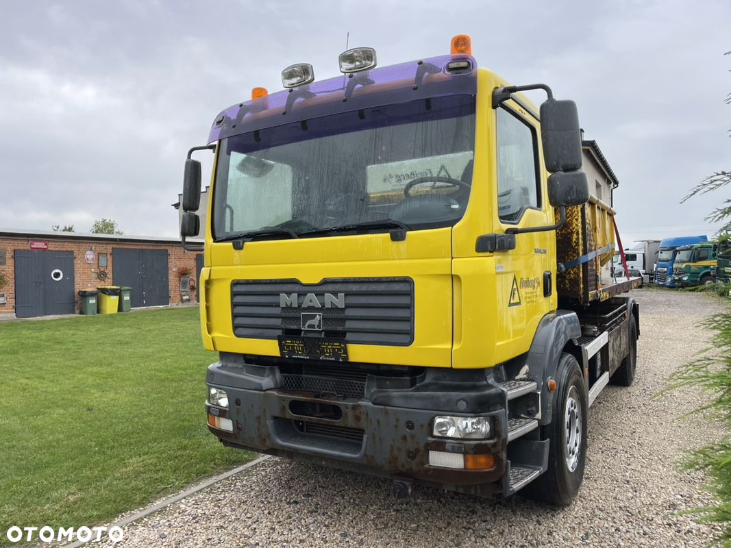MAN TGM 18.280 , wywrotka, kontener,platforma, - 8