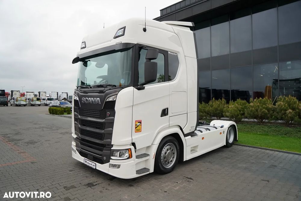 Scania S 530 / V8 / RETARDER / I-PARK COOL / PLATĂ JOSĂ / PIELE / - 6