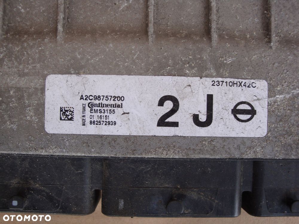 NISSAN PULSAR 1.2 T 14-18 KOMPUTER KLUCZYK STACYJKA ZESTAW - 4