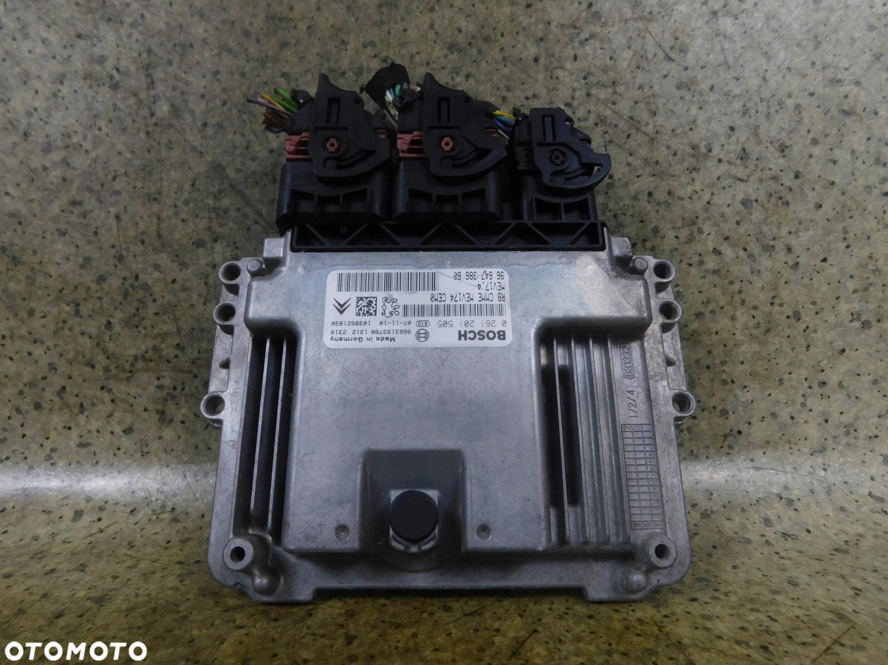 0261201505 9664738680 Sterownik Silnika 1.6 16V Peugeot 207 - 1
