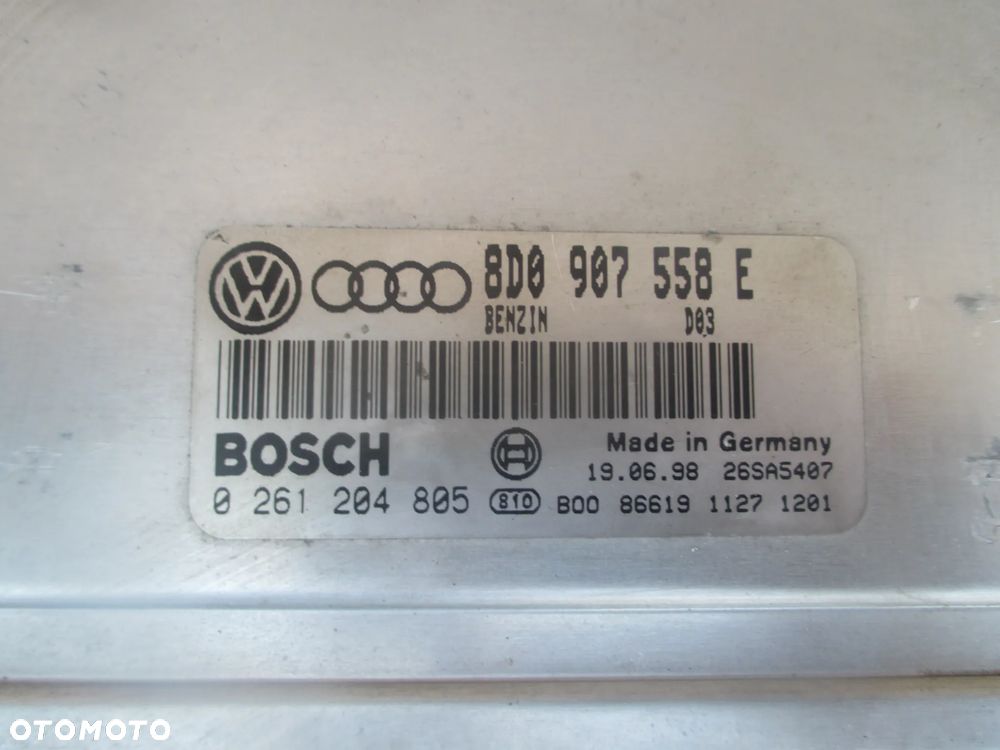 sterownik komputer Audi Passat 1.8 0261204805 8D0907558E - 2
