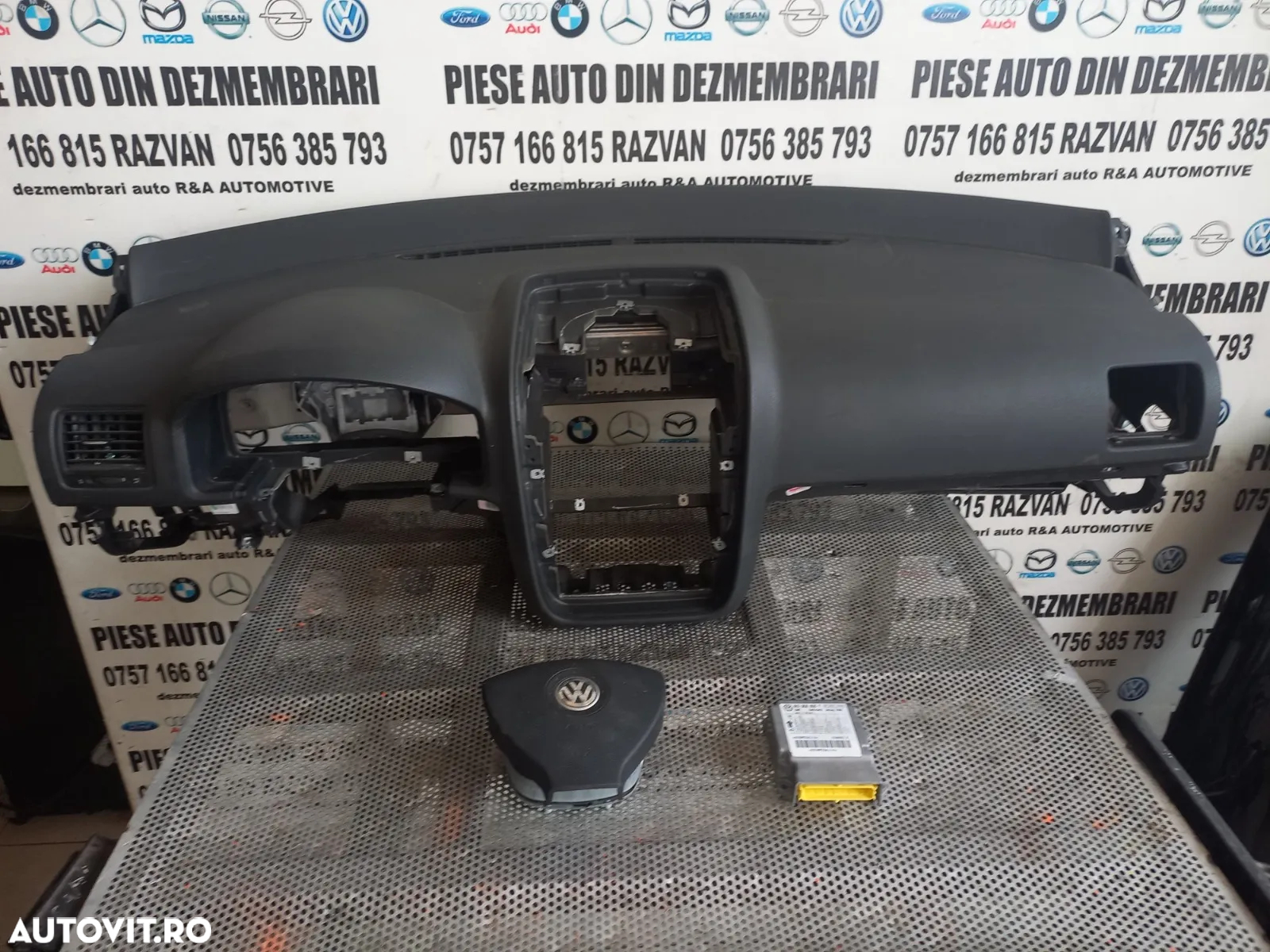 Plansa Bord Kit Airbag Vw Golf 5 Combi Break Variant Jetta Volan Stanga Europa Motor 1.4 Tsi CAX Cu - 2