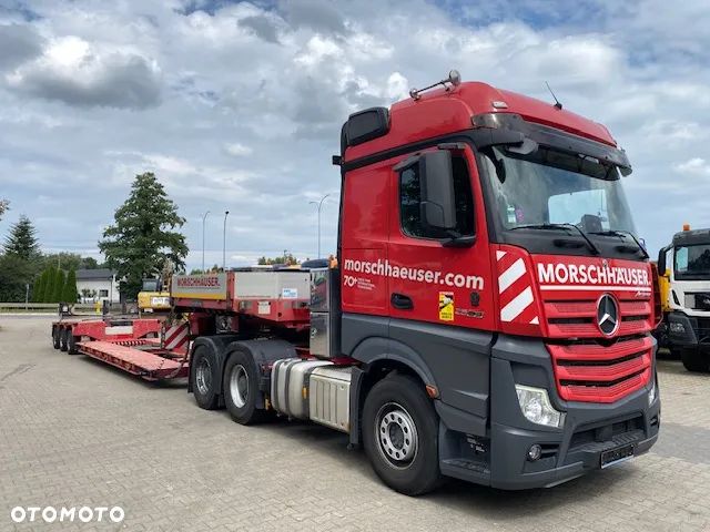 Mercedes-Benz ACTROS 2663 6X4 CIĄGNIK SIODŁOWY 3 osie 2020r + naczepa GOLDHOFER TIEFLADER 3 osie 2013r, DMC zestawu 120 ton - 4