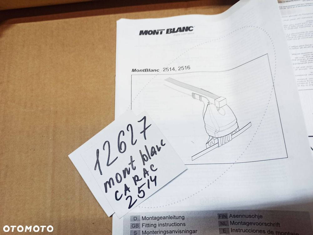 Bagaznik dachowy Mont Blanc CARAC 2514 - 5