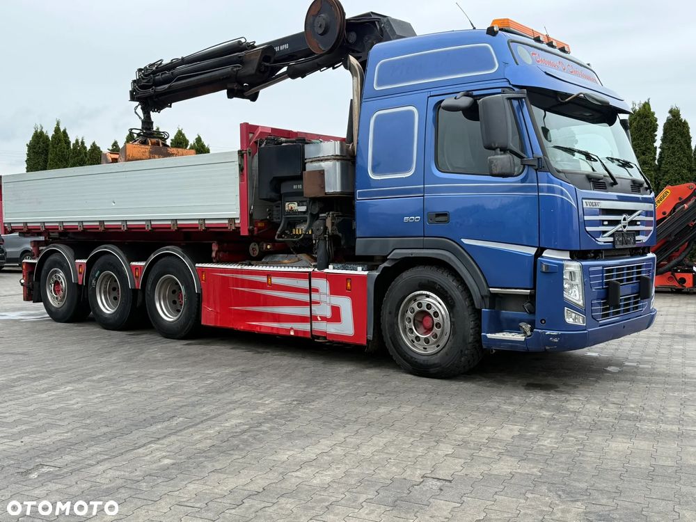 Volvo FM500 8x4 triadem wywrotka HDS HIAB 288-5 HiPro - 3