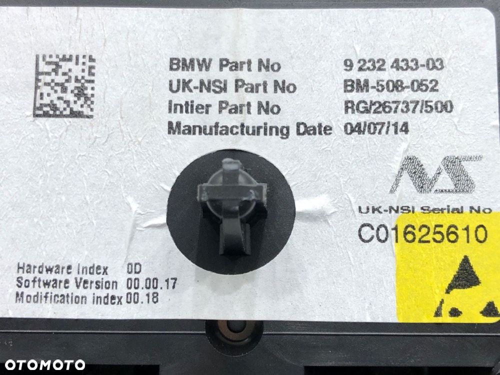 LICZNIK  MINI MINI COUNTRYMAN (R60) 2010 - 2016 Cooper 90 kW [122 KM] benzyna 2010 - 2016 9232433 - 5