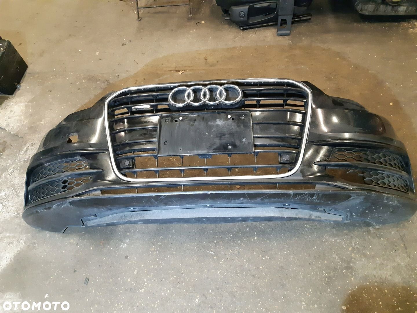 AUDI A6 C7 LZ9Y ZDERZAK S-LINE PRZEDNI GRILL PRZÓD ATRAPA - 1