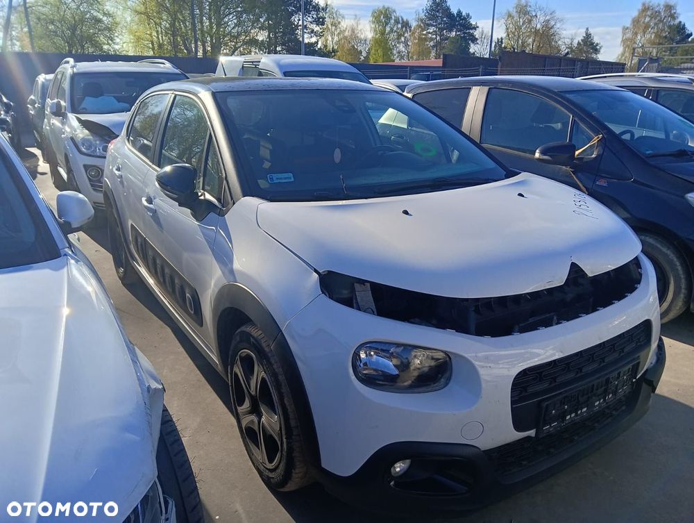 Maska (Lampy Zderzaki, Drzwi, Błotnik, Kierownica, Części Silnikowe) Citroen C3 1.2 Ben 82Km 2018 R - 2