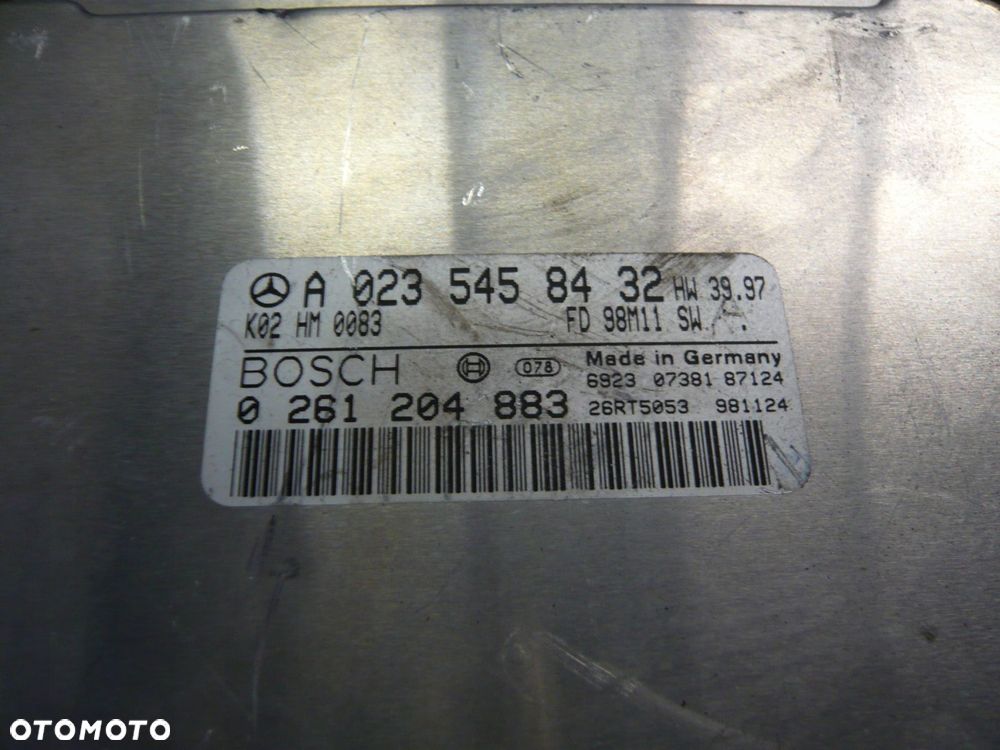 komputer sterownik silnika a0235458432 mercedes-benz w202 - 2