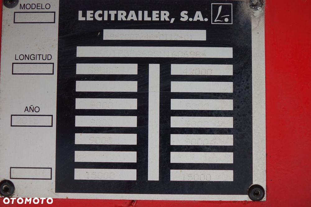 LeciTrailer PLATFORMA / MEGA / OSIE SAF / PODŁOGA WZMACNIANA - SZYNA-DESKA - 29