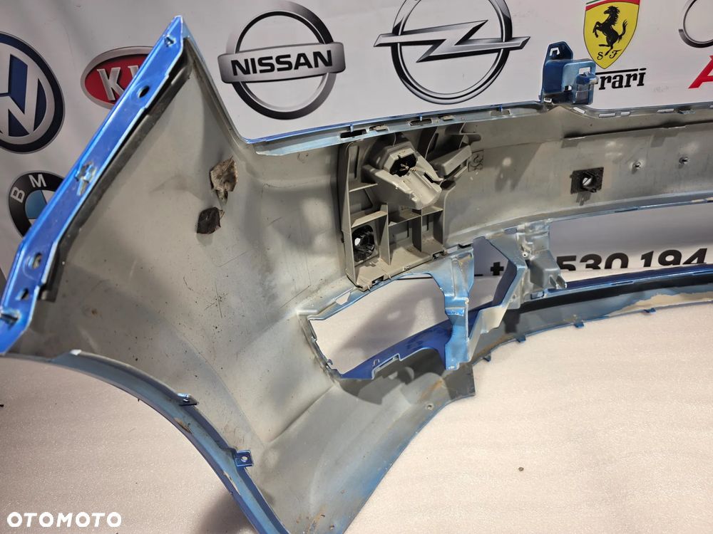 SKODA RAPID 5JA 12-19 ZDERZAK PRZEDNI PRZÓD NA SPRYSKI + 4xPDC , KOLOR NIEBIESKI METALIK , NR 5JA807221 , NR AUKCJI NZ1601 - 25