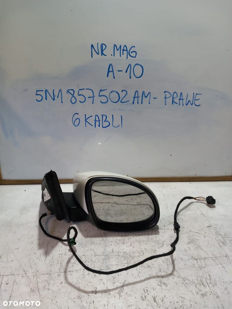LUSTERKO LEWE LUB PRAWE VW TIGUAN I 6 KABLI 5N1857501AK 5N1857502AM - 1