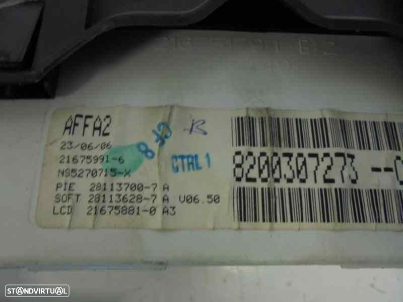 ECRÃ MULTIFUNÇÕES RENAULT CLIO III 2006 -8200307273C - 1