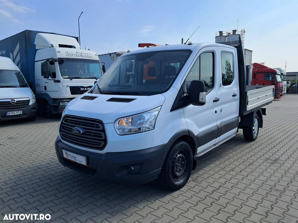 Ford TRANSIT DOKA 2.0D 170CP 6+1 LOCURI BENA FIXA EURO 6 - 1