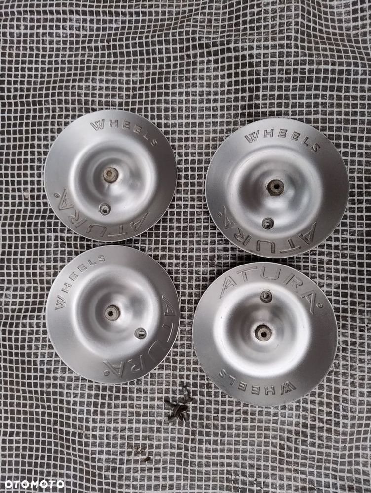 Komplet dekielków metalowych firmy Artura wheels wysyłka OLX śrubki - 1