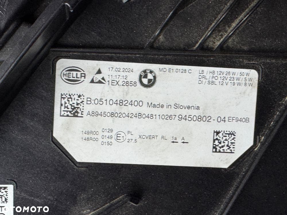 LAMPY FULL LED BMW G20 G21 LIFT LCI NIEBIESKIE EUROPA BDB - 12