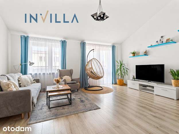 Apartament 3 pokoje 86m2, balkon widok na las Hel