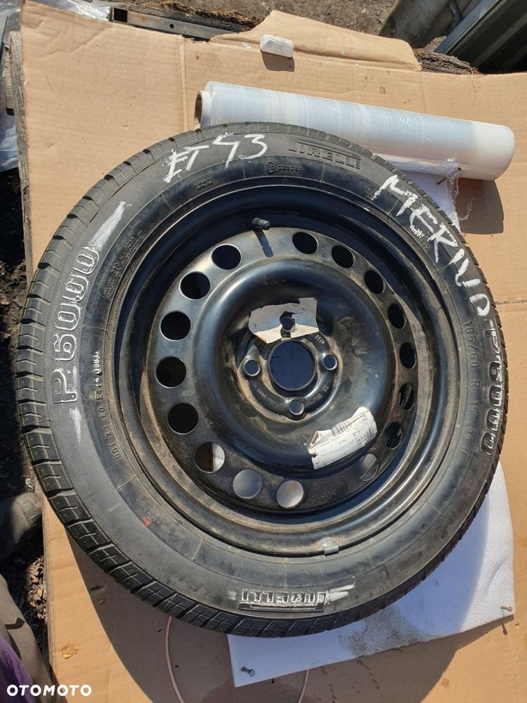 KOŁO ZAPASOWE PIRELLI P6000 185/65 R15 OPEL DOT 1403 JAK NOWE 4X100 - 5