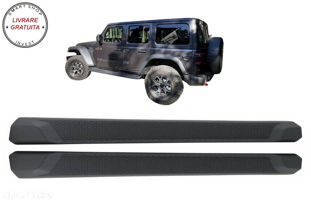 Praguri trepte laterale Jeep Wrangler JL (2018-Up) 4 Usi- livrare gratuita - 10