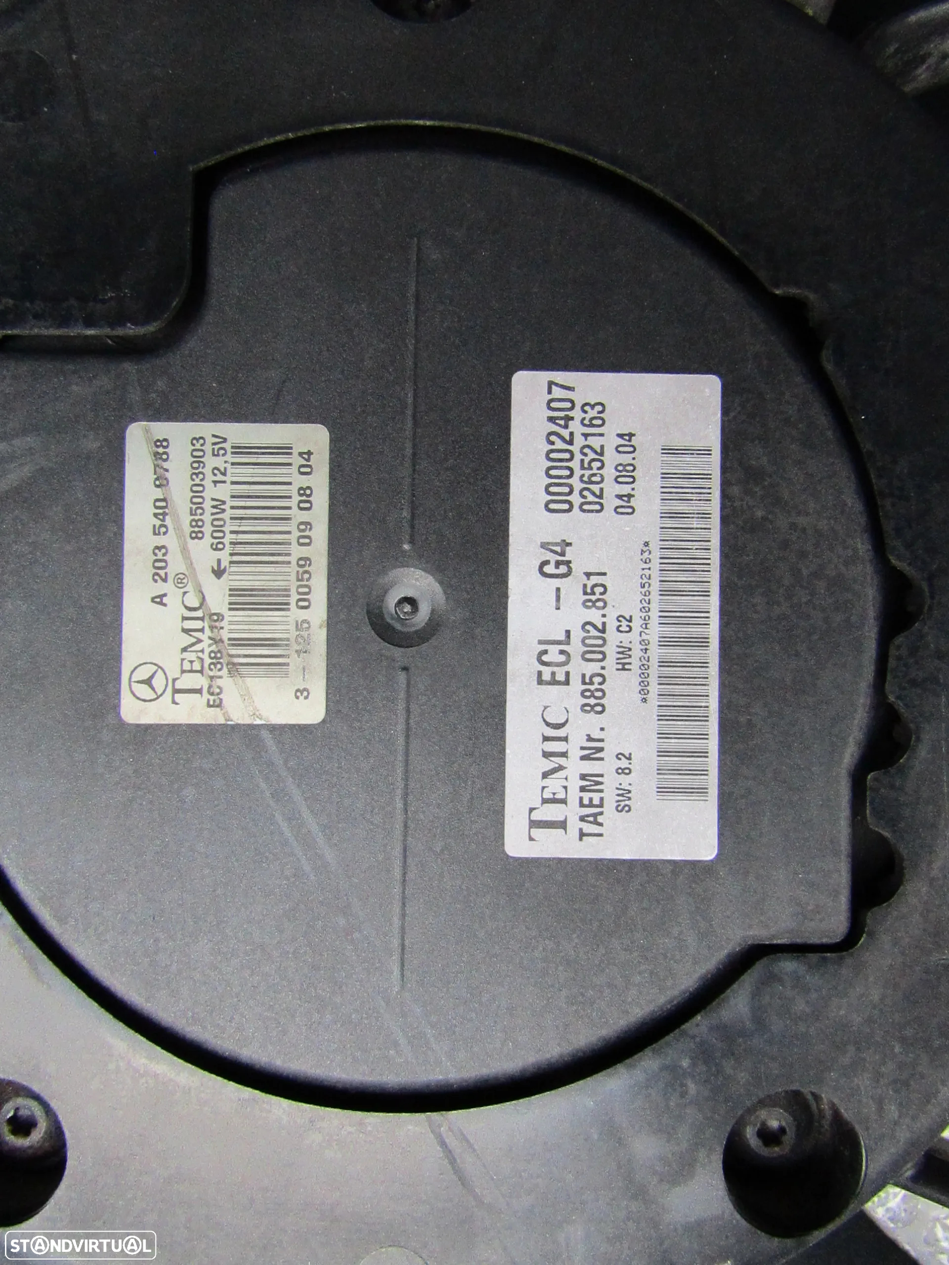 Termoventilador Mercedes Class C w203 ref. w203 540 0788(ver detalhes) - 7