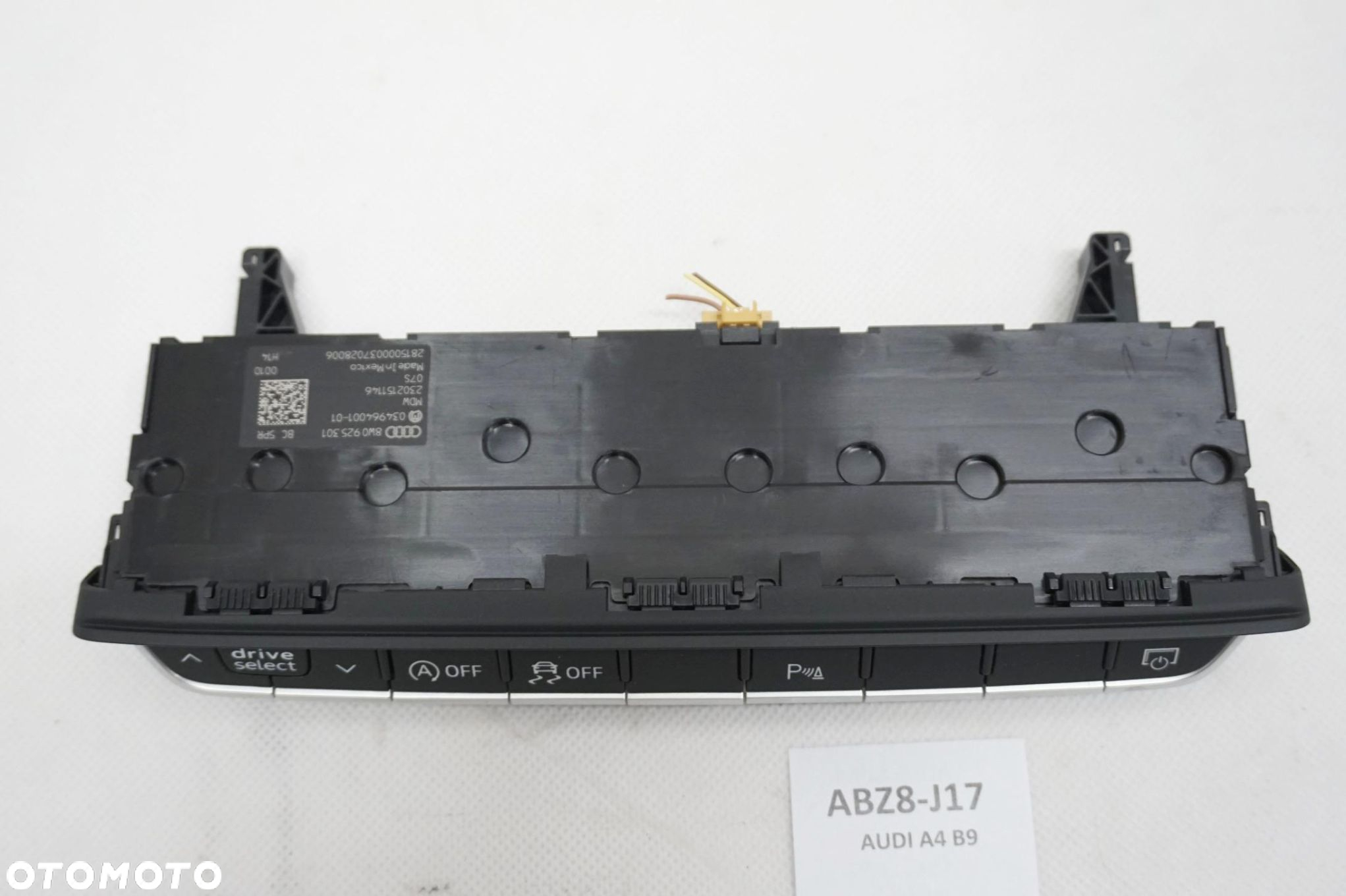 PANEL PRZYCISKI AUDI A4 B9 8W S-LINE 8W0925301 - 2