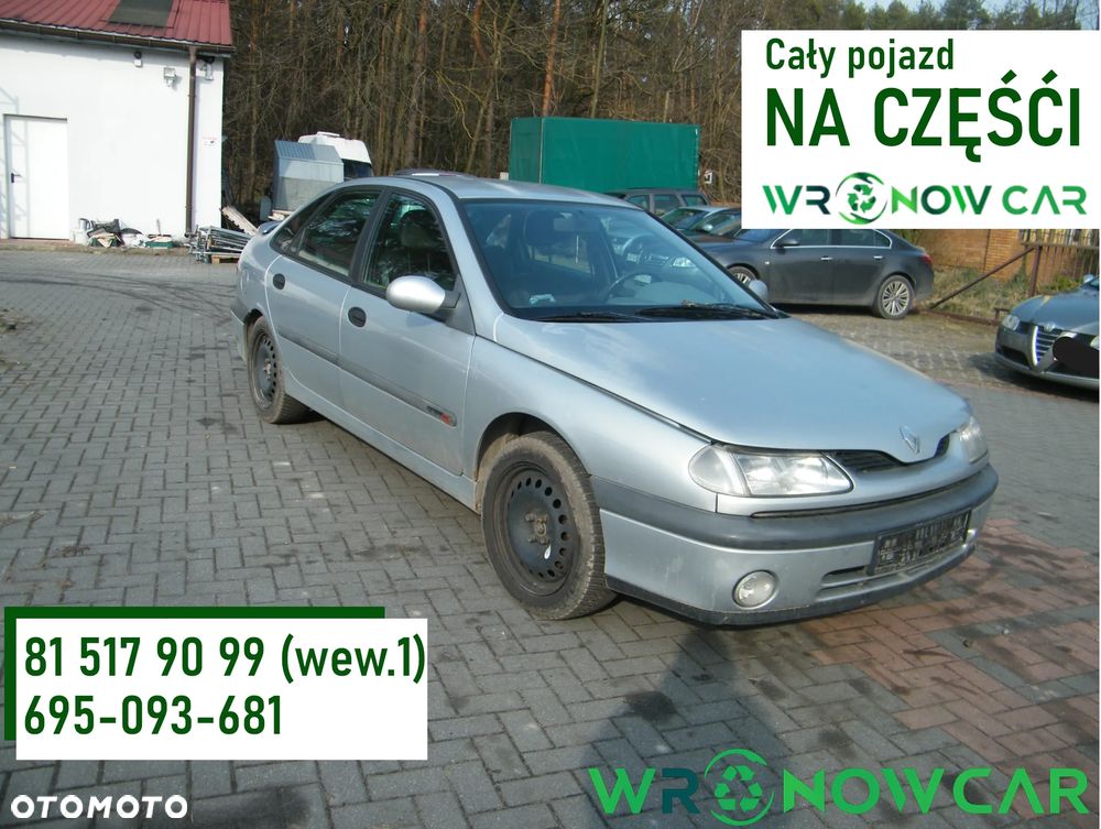 Renault Laguna I FL (98-01r.) 1.8 119KM. Silnik F4P 760 Skrzynia JB3 909 lakier MV640 – Iceberg Grey BC. Cały na części. GWARANCJA !!!  Przód Tył Zestaw Komplet Drzwi Klapa Zderzak Błotnik Maska Grill Atrapa Szyba Pas Lampa Lusterko Boczki Fotel Kanapa Kokpit Deska Rozdzielcza Przełącznik Włącznik Sterownik Przewody Wiązka Instalacja Moduł Komputer Czujnik Listwa Pompa Alternator Wtryski Głowica Rozrusznik Kompresor Sprzęgło Dwumas Silnik Skrzynia ABS Klimatyzacji Paliwa Wspomagania Kolektor Turbina Przepustnica Zawór Chłodnica Koło Hak Belka Sanki Zawieszenie Mcpherson Półoś Amortyzator Wydech Tłumik Zacisk Most - 1